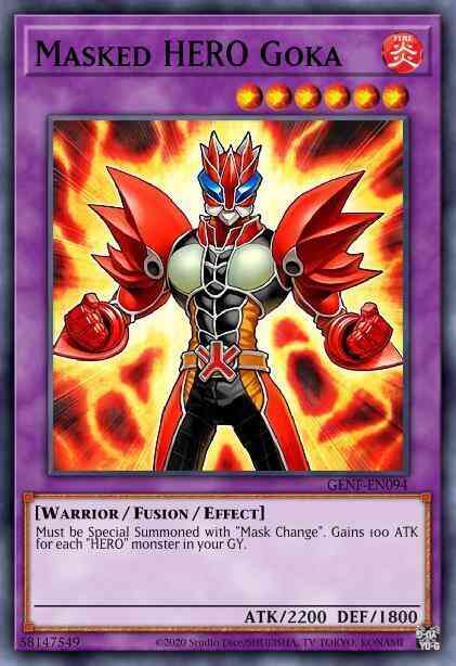Masked HERO Goka - TOCH-EN043 - Rare - 1st Edition
