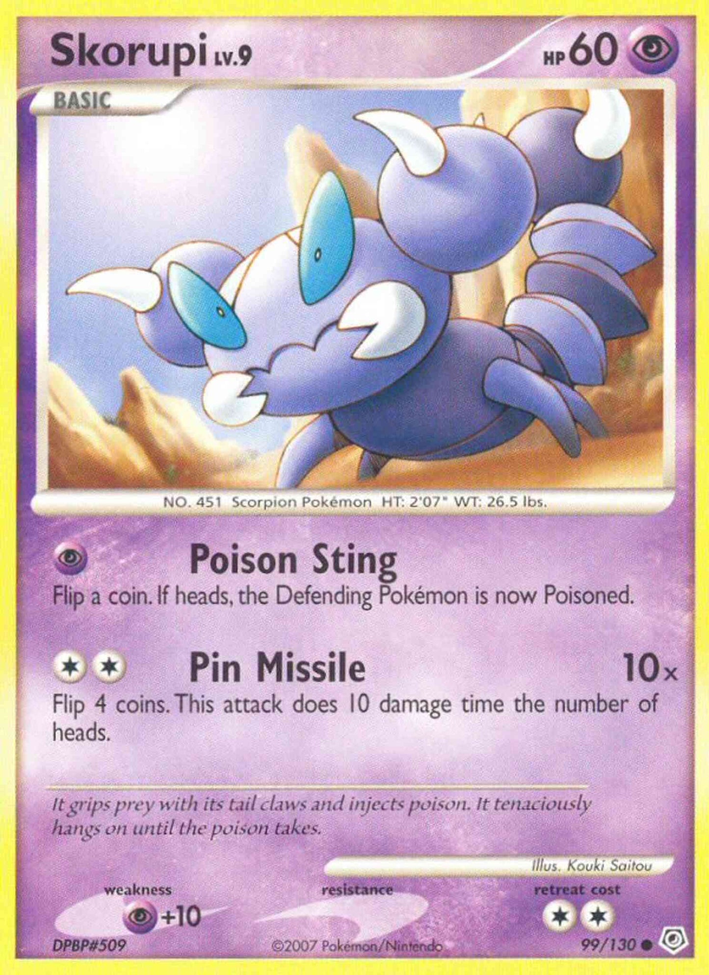 Skorupi - 99/130 - Common [dp1-99] [Reverse Holo]