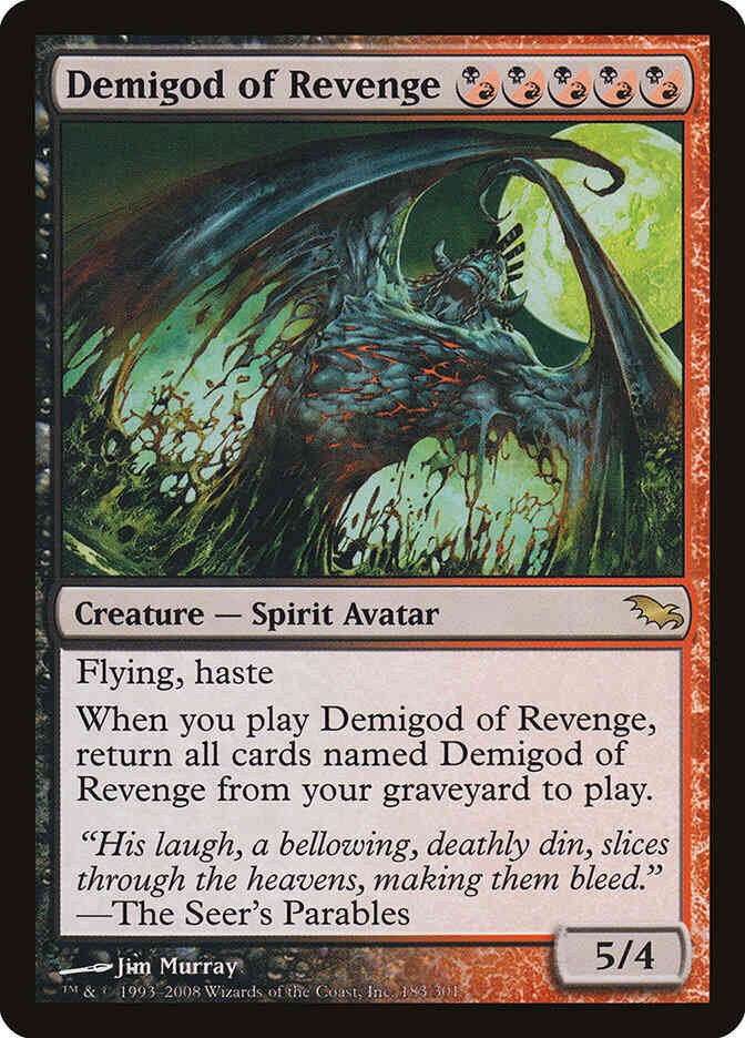 Demigod of Revenge [183] [Shadowmoor] [Non-Foil]