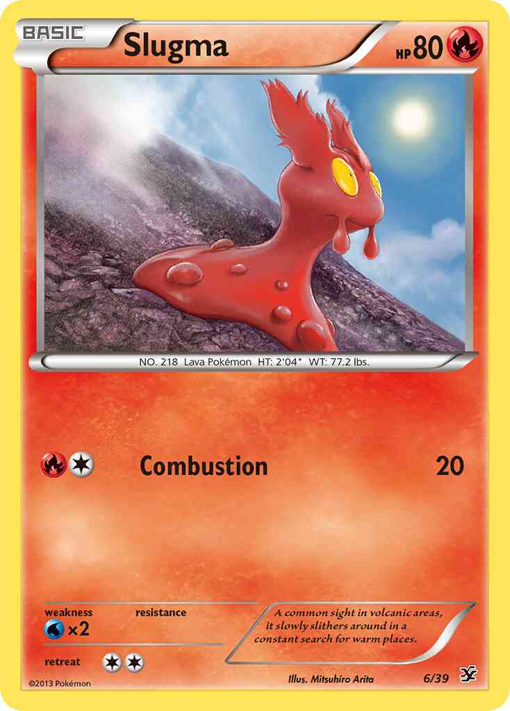 Slugma - 6/39 -  [xy0-6] [Non-Holo]