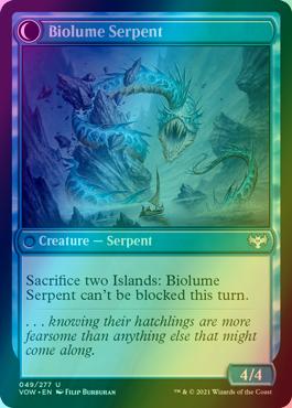 Biolume Egg // Biolume Serpent [49] [Innistrad: Crimson Vow] [Foil]