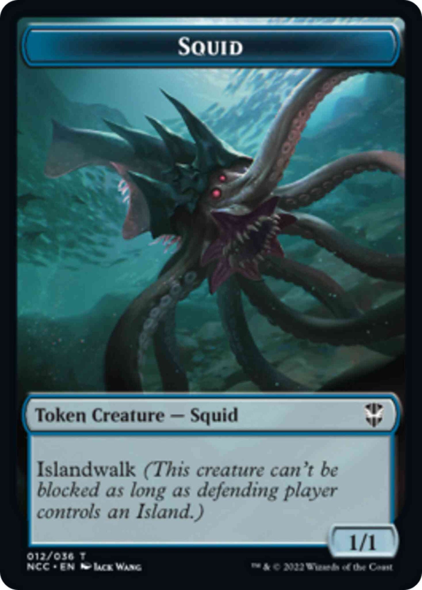 Squid Token (12) // The Monarch Token (13) [Streets of New Capenna: Commander: Tokens] [Non-Foil]