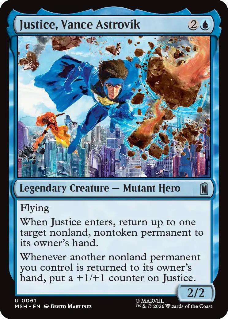 Justice, Vance Astrovik [61] [Marvel Super Heroes] [Non-Foil]