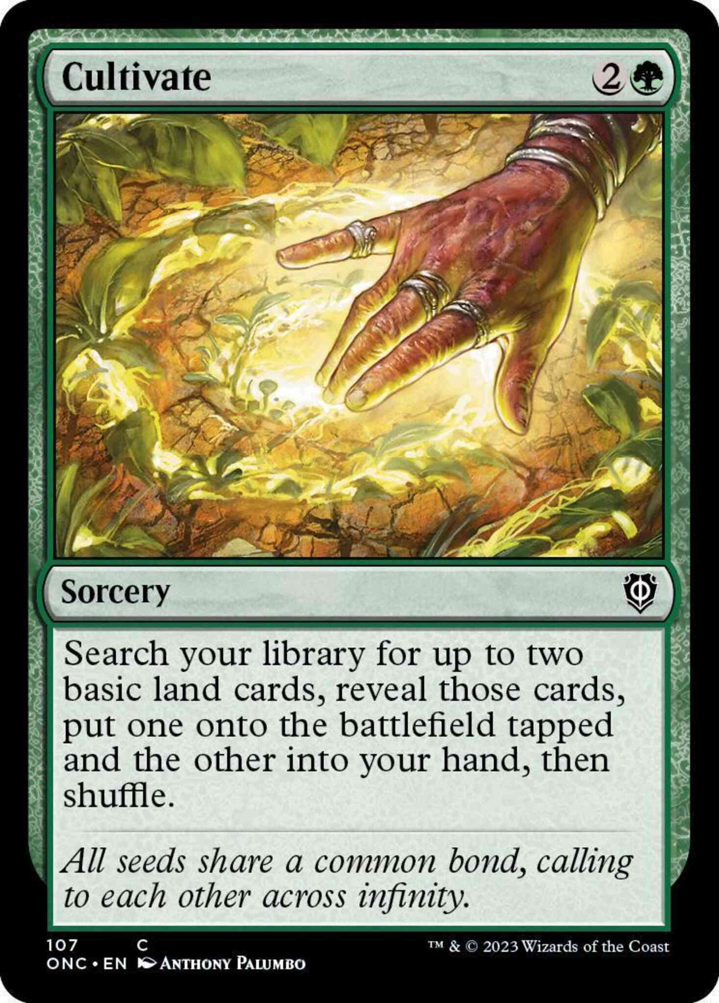 Cultivate [107] [Phyrexia: All Will Be One: Commander] [Non-Foil]
