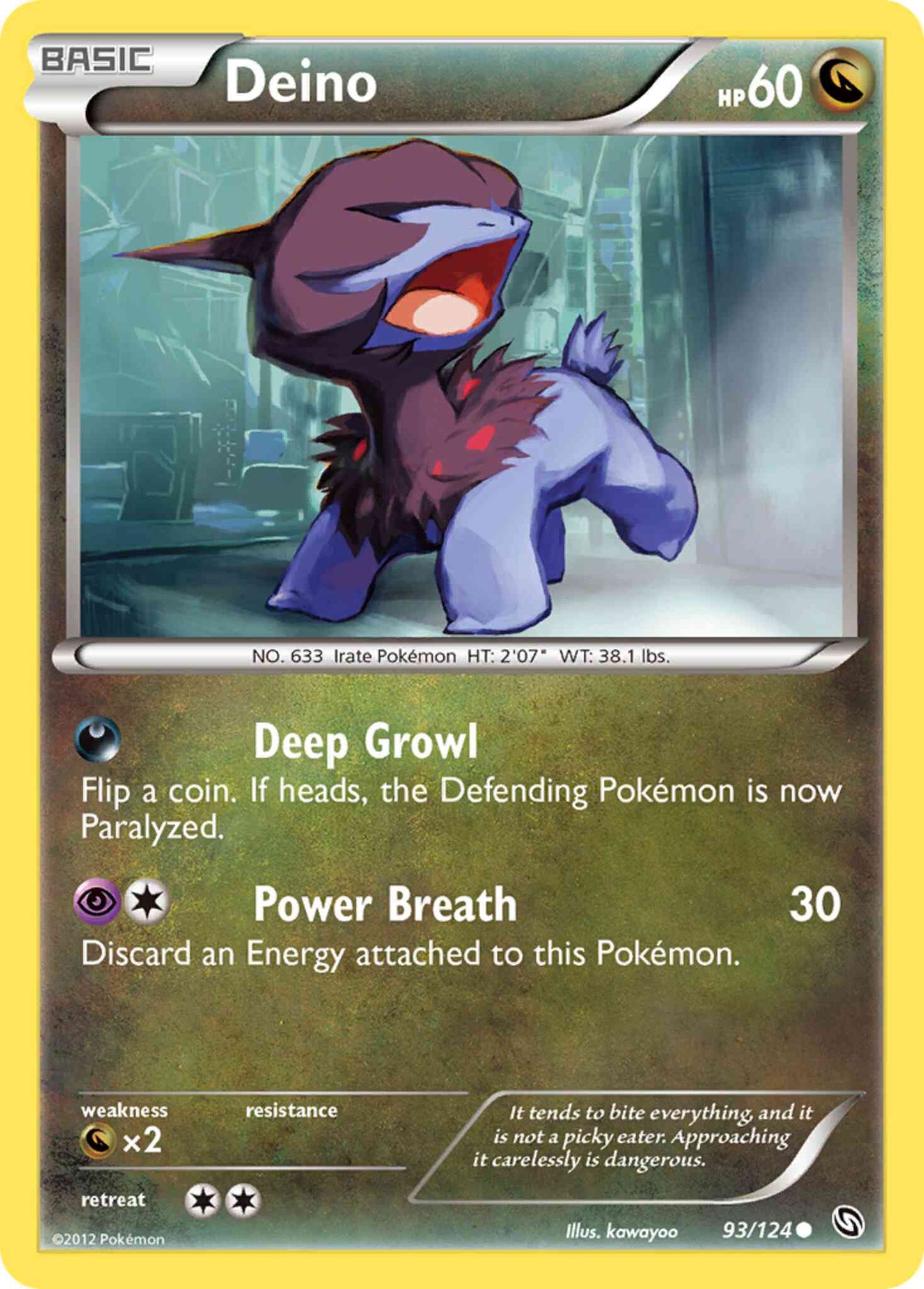 Deino - 93/124 - Common [bw6-93] [Non-Holo]