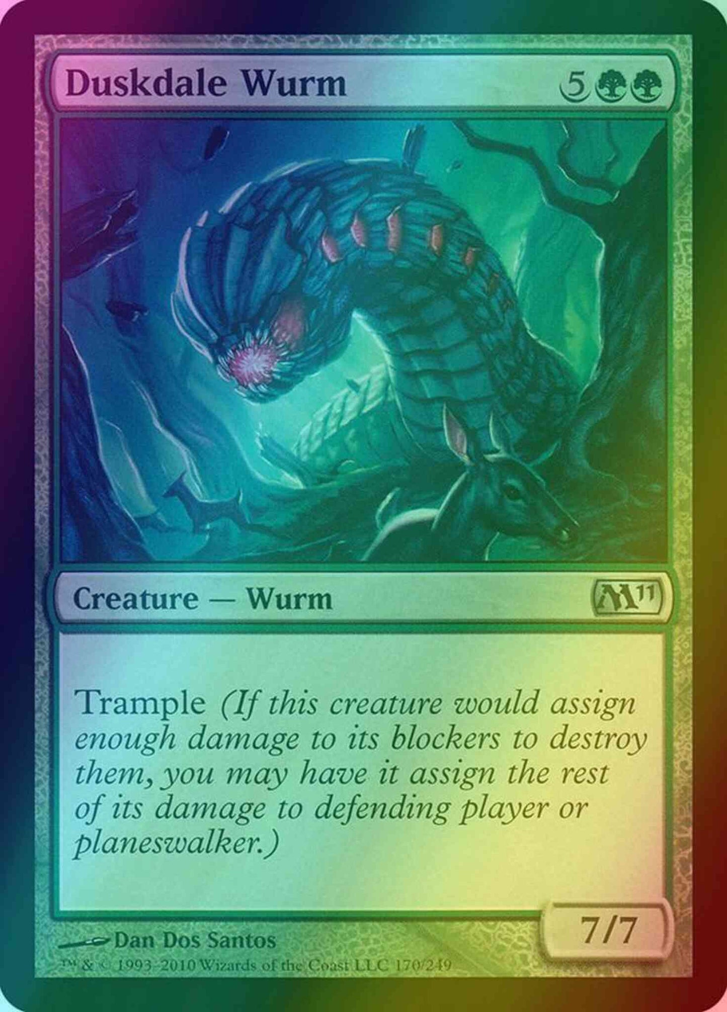 Duskdale Wurm [170] [Magic 2011] [Foil]