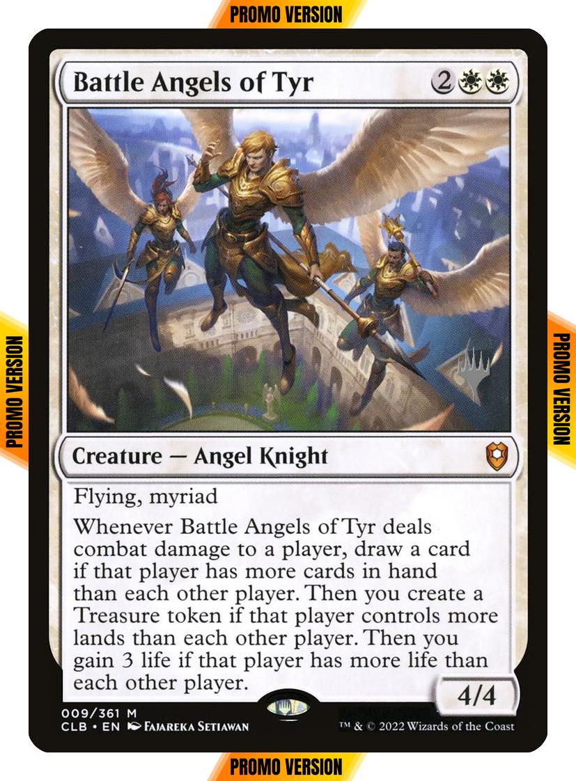 Battle Angels of Tyr [9p] [Promo Pack] [Commander Legends: Battle for Baldur's Gate: Promos] [Non-Foil]