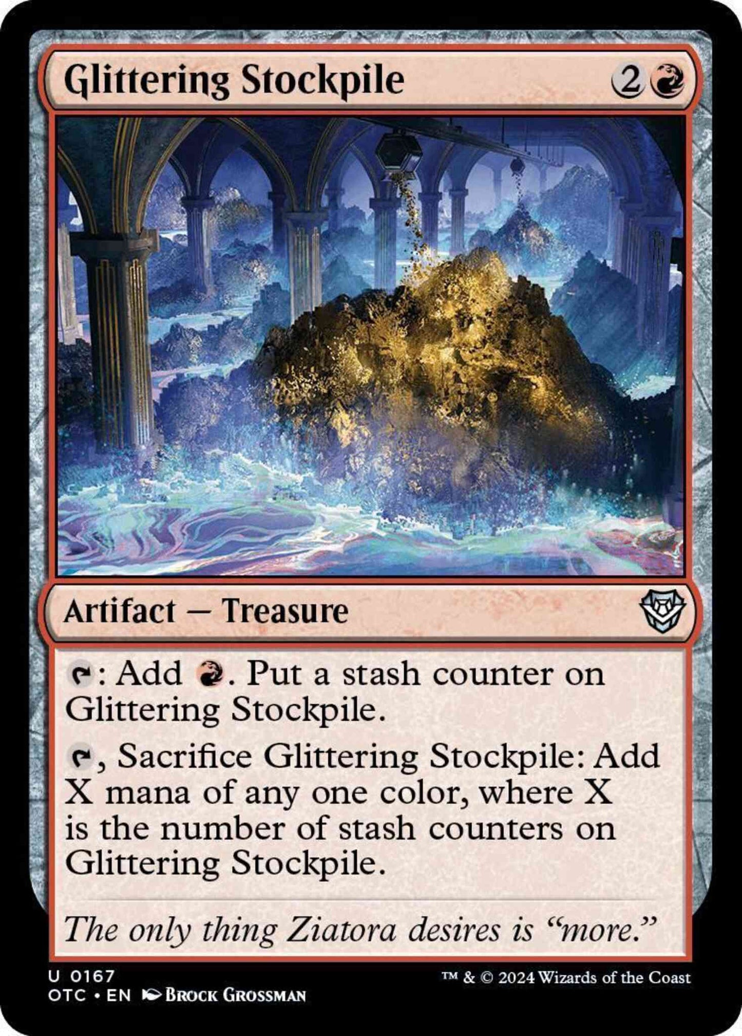 Glittering Stockpile [167] [Outlaws of Thunder Junction: Commander] [Non-Foil]