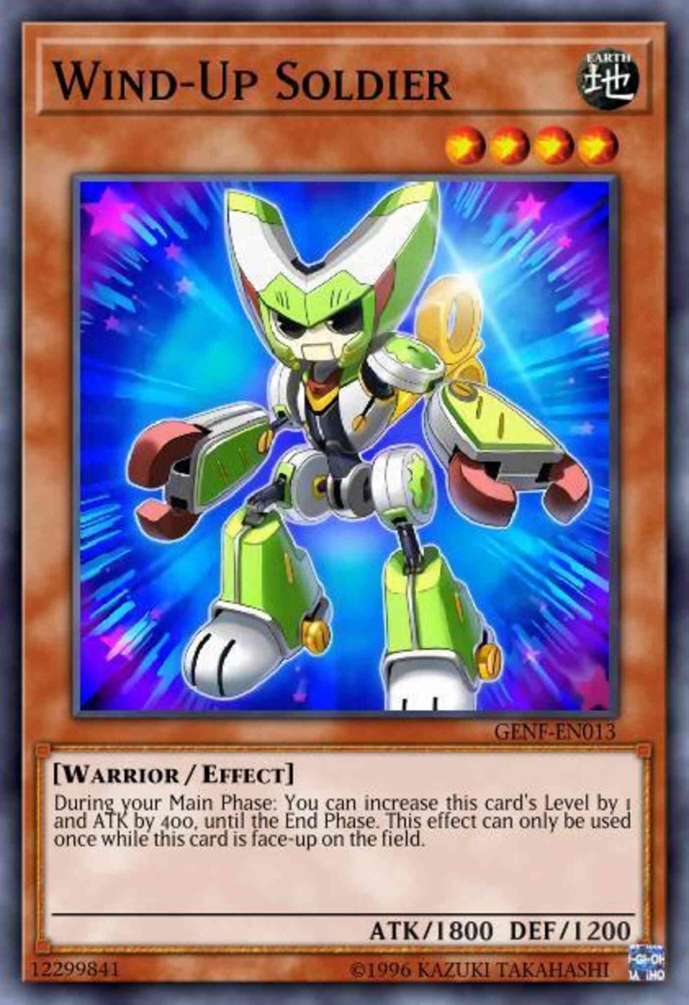 Wind-Up Soldier - BP01-EN166 - Starfoil Rare - Unlimited
