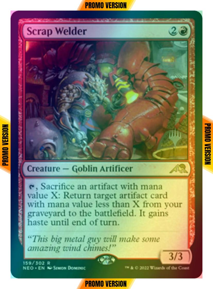 Scrap Welder [Promo Pack] [159p] [Kamigawa: Neon Dynasty: Promos] [Foil]
