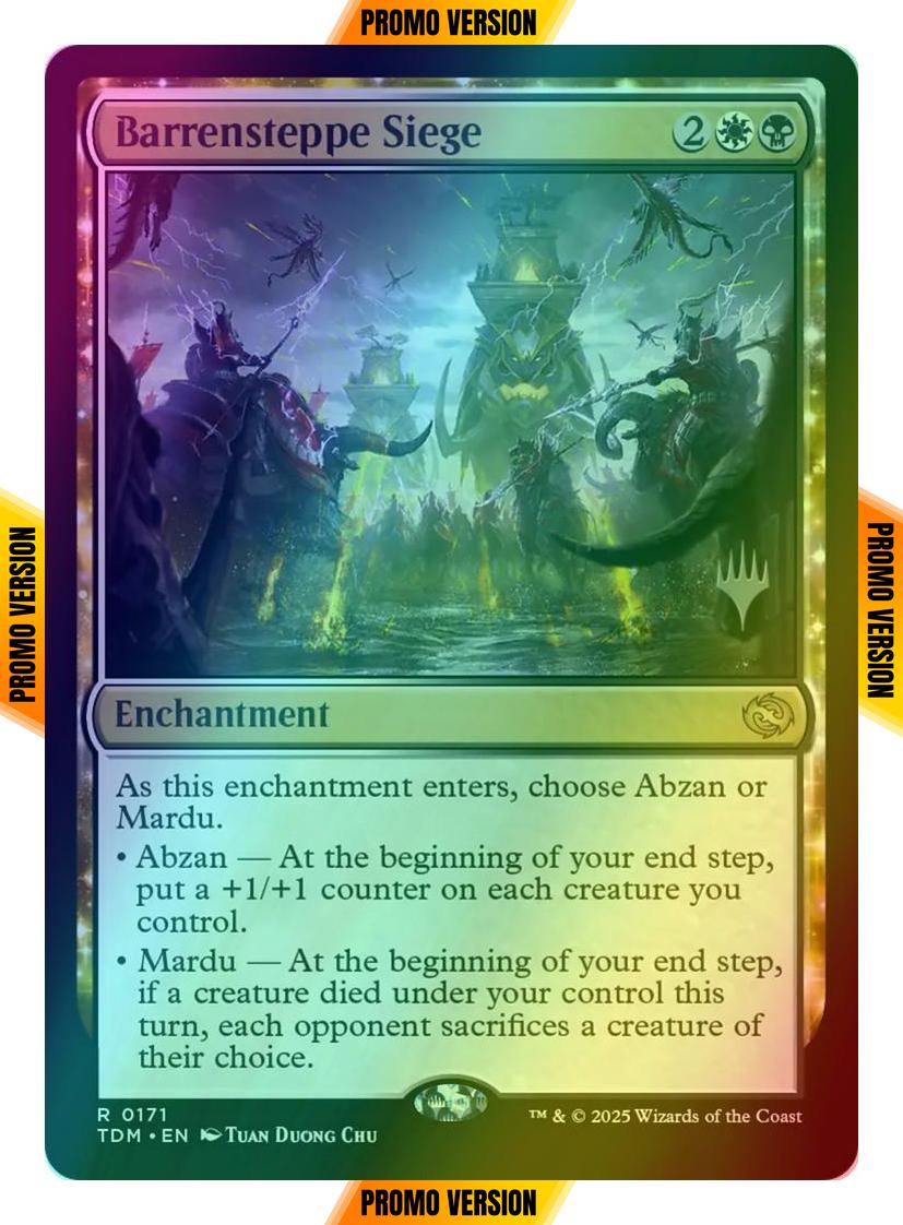 Barrensteppe Siege [171p] [Promo Pack] [Tarkir: Dragonstorm: Promos] [Foil]