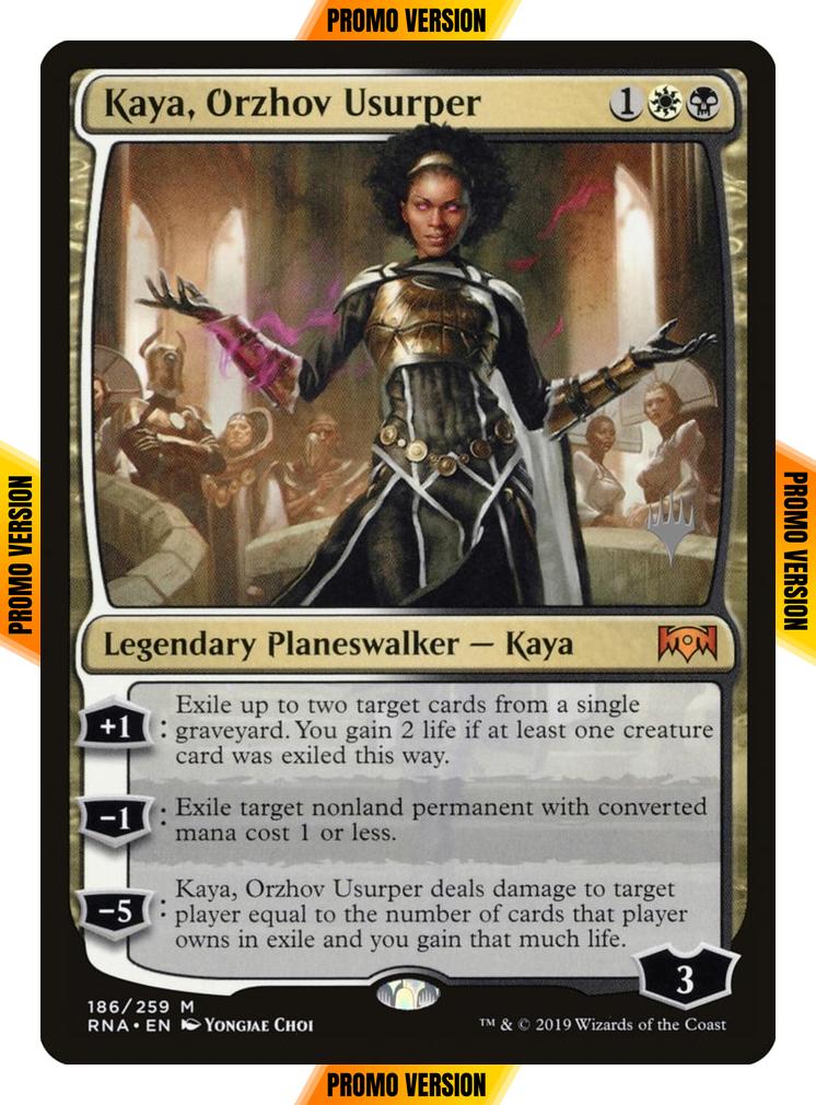 Kaya, Orzhov Usurper [186p] [Promo Pack] [Ravnica Allegiance Promos] [Non-Foil]