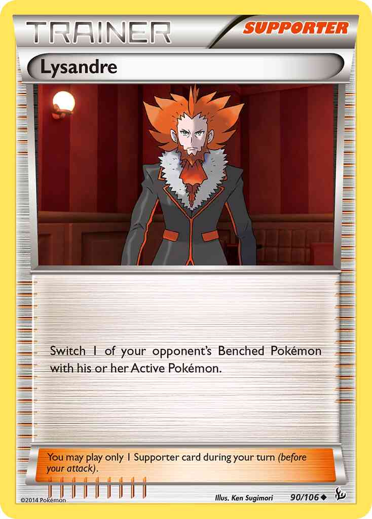 Lysandre - 90/106 - Uncommon [xy2-90] [Non-Holo]