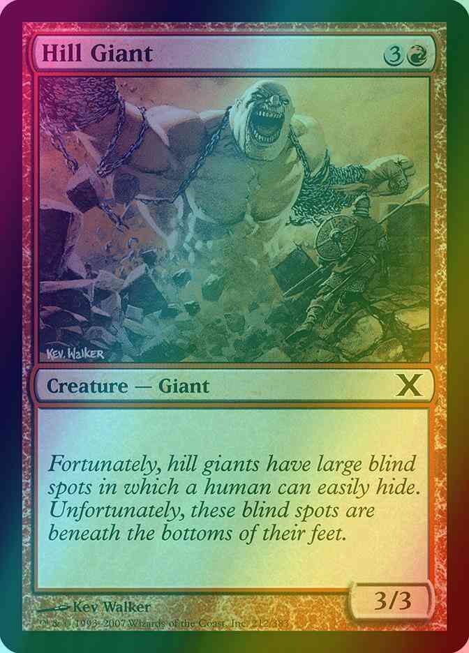 Hill Giant [212] [Tenth Edition] [Foil]