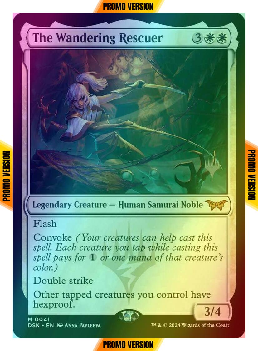 The Wandering Rescuer [41p] [Promo Pack] [Duskmourn: House of Horror: Promos] [Foil]