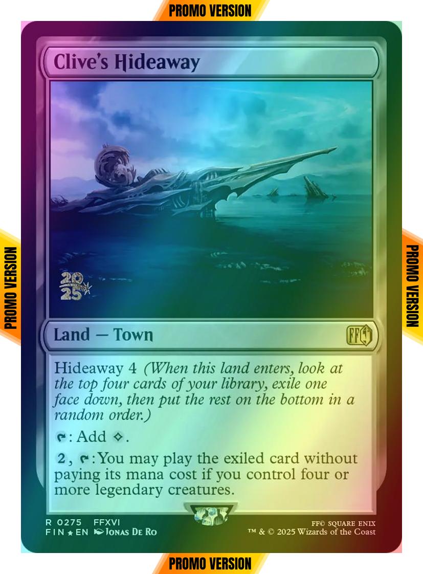 Clive's Hideaway [275s] [Prerelease] [FINAL FANTASY: Promos] [Foil]