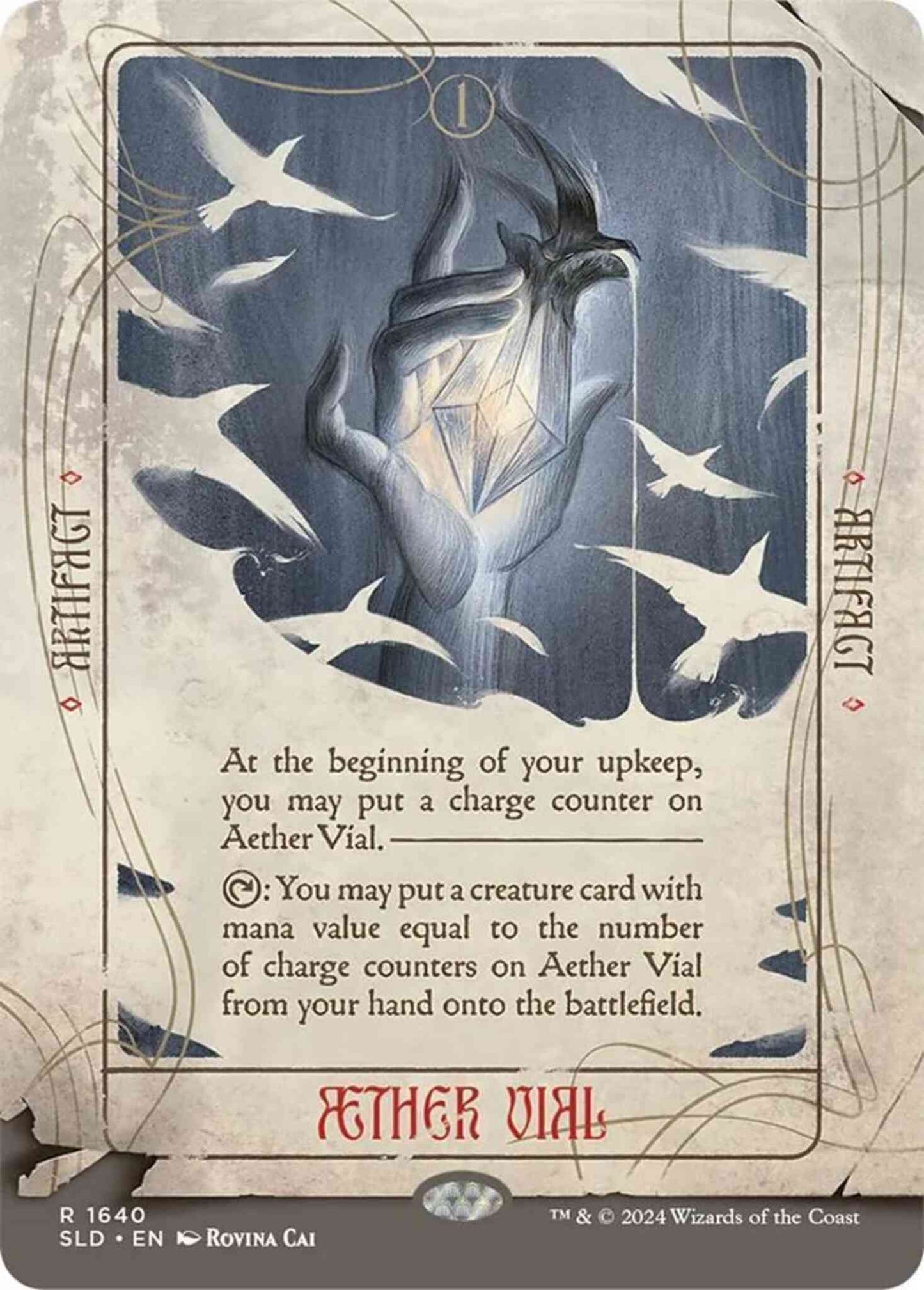 Aether Vial [1640] [Borderless] [Rovina Cai] [Secret Lair Drop] [Non-Foil]