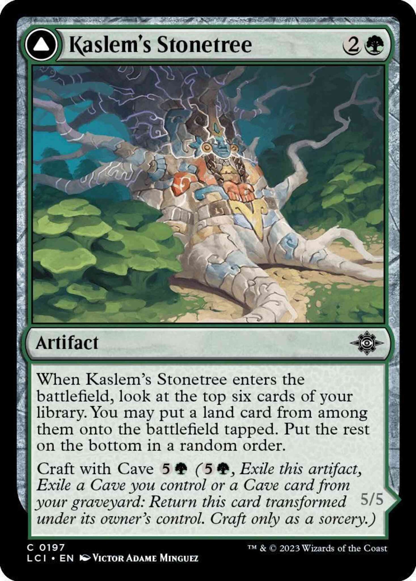 Kaslem's Stonetree // Kaslem's Strider [197] [The Lost Caverns of Ixalan] [Non-Foil]