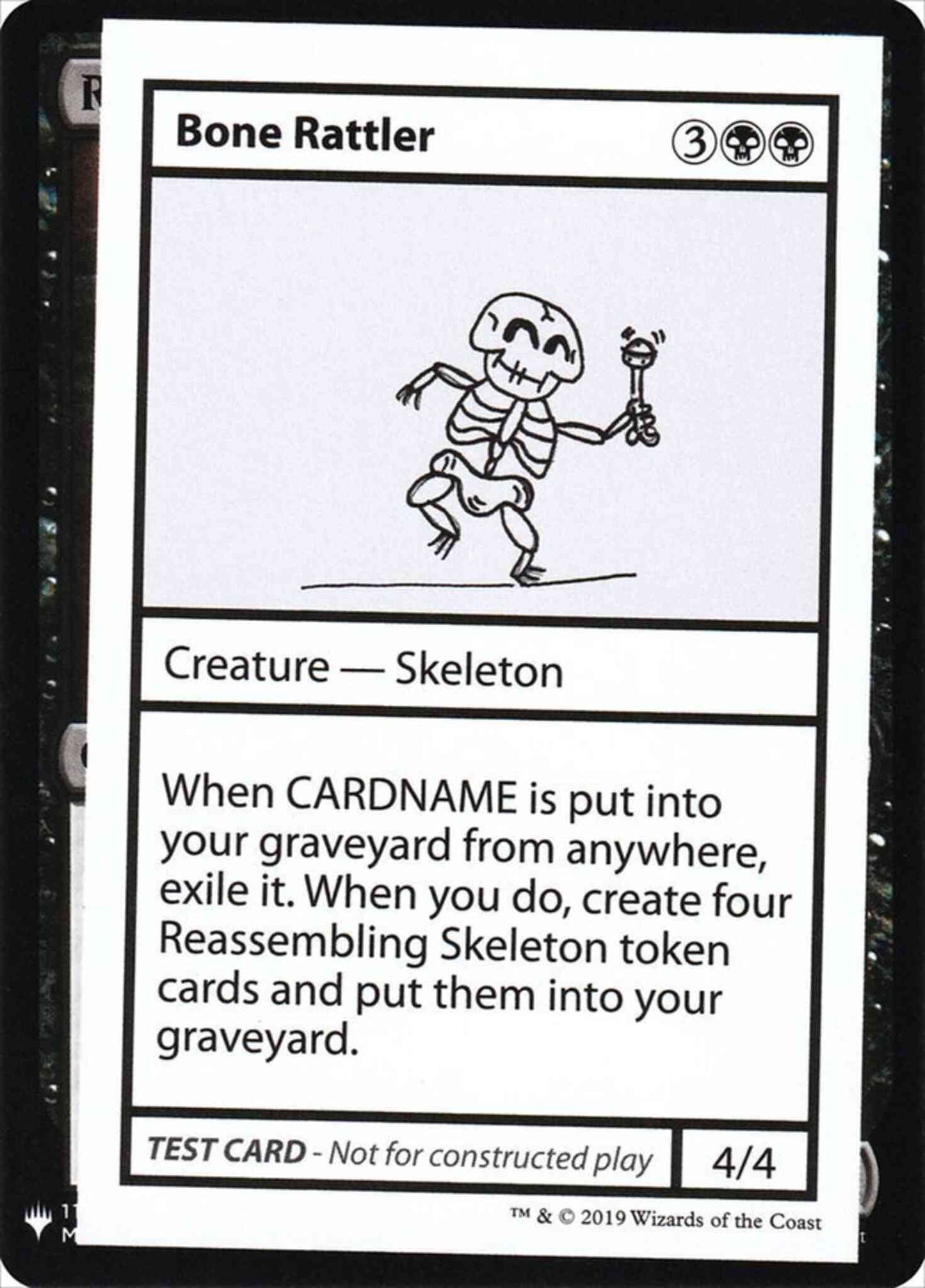 Bone Rattler - Symbol [35] [Mystery Booster Playtest Cards 2019] [Non-Foil]
