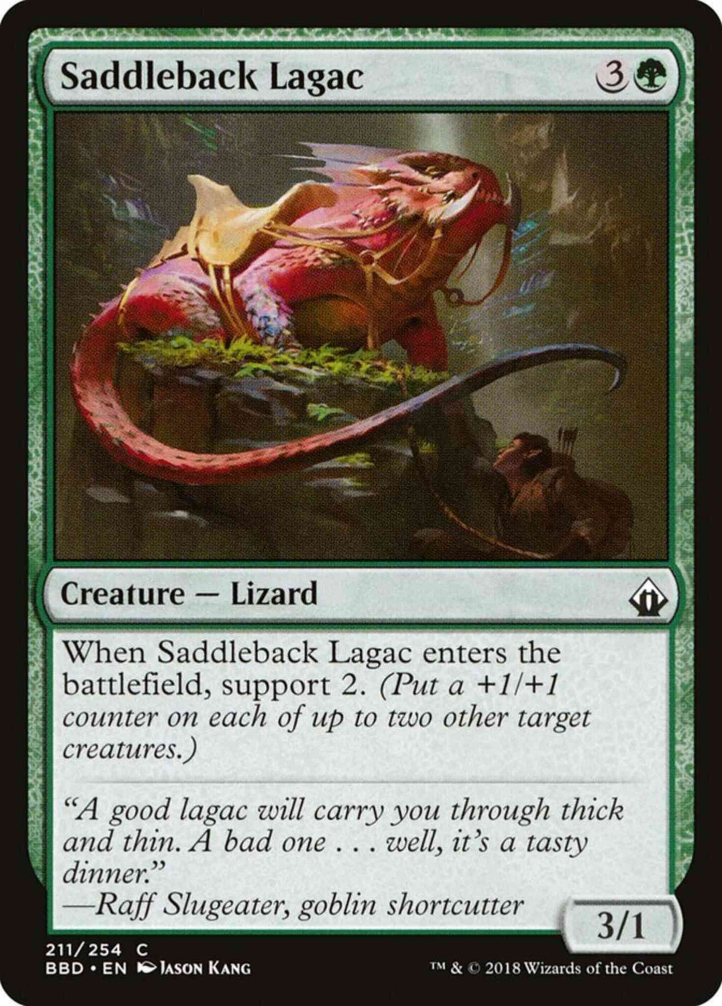 Saddleback Lagac [211] [Battlebond] [Non-Foil]