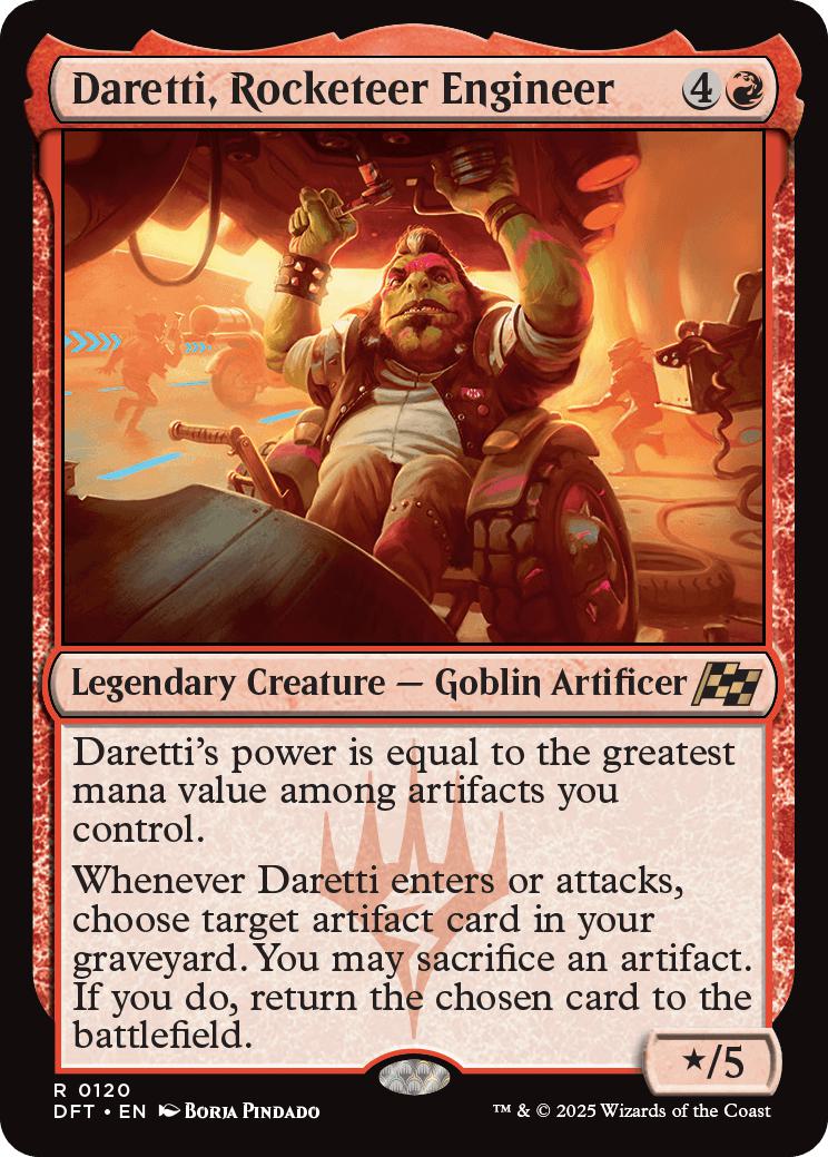 Daretti, Rocketeer Engineer [120] [Aetherdrift] [Non-Foil]