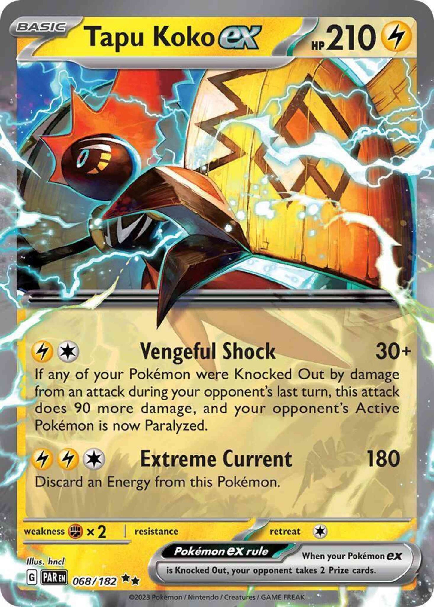 Tapu Koko ex - 068/182 - Double Rare [sv04-068] [Ultra]