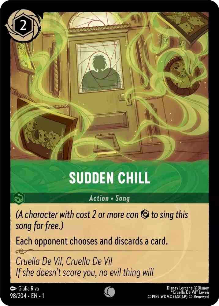 Sudden Chill - 98/204 [The First Chapter] [Cold Foil]