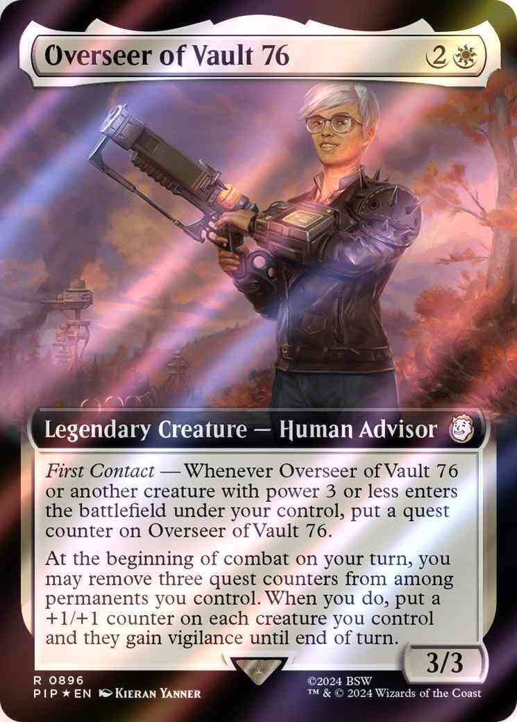 Overseer of Vault 76 [896] [Extended Art] [Fallout] [Surge Foil]