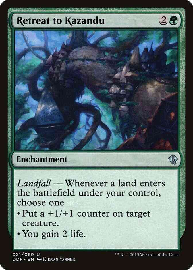 Retreat to Kazandu [21] [Duel Decks Zendikar vs Eldrazi] [Non-Foil]
