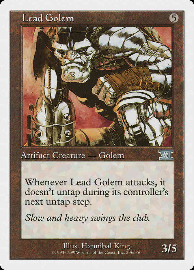 Lead Golem [296] [Classic Sixth Edition] [Non-Foil]