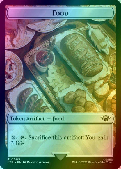 Food Token (09) // Orc Army Token (06) [The Lord of the Rings: Tales of Middle-earth: Tokens] [Foil]