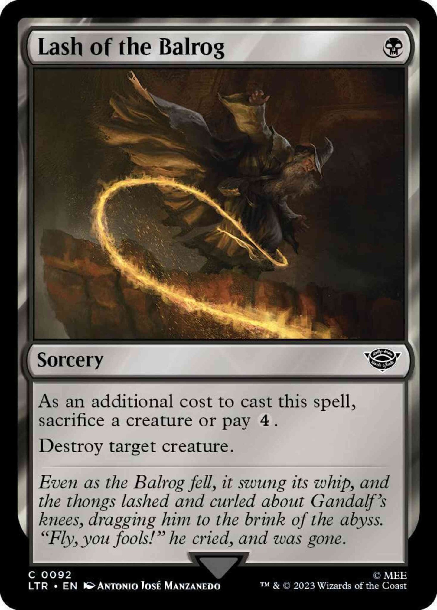 Lash of the Balrog [92] [The Lord of the Rings: Tales of Middle-earth] [Non-Foil]