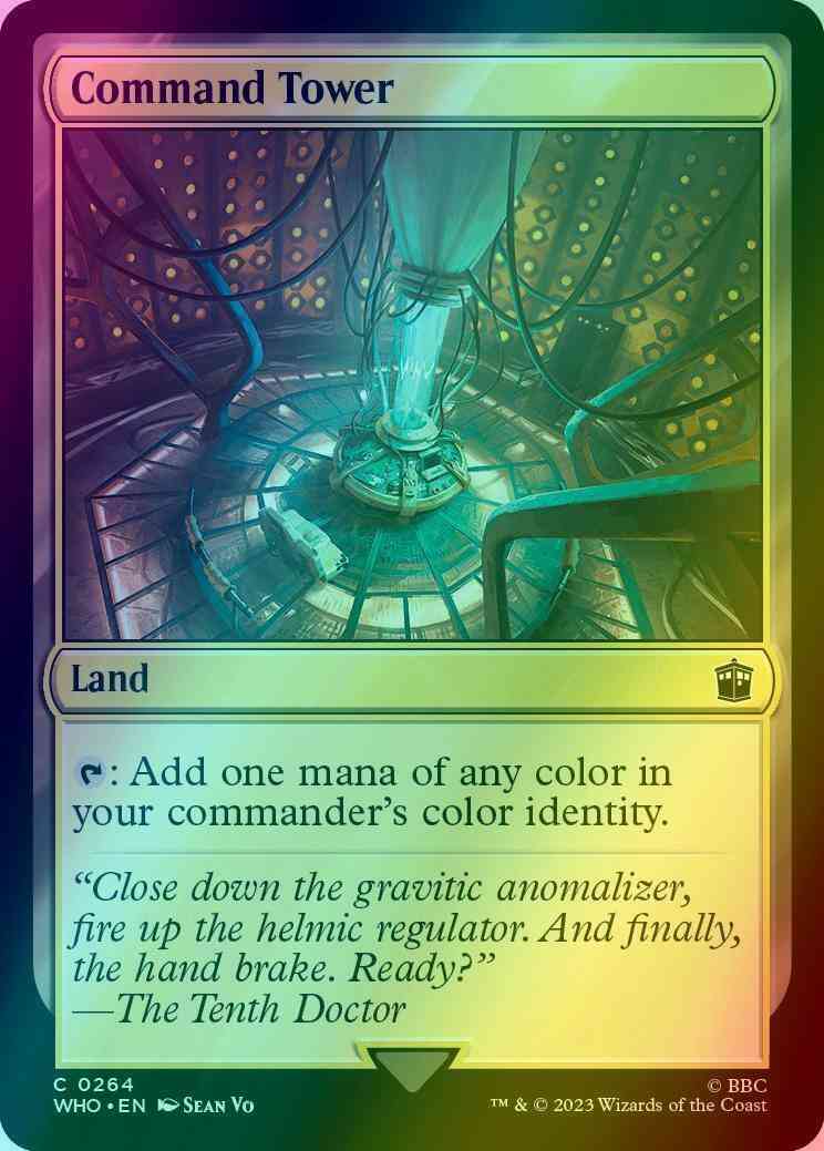 Command Tower [264] [Universes Beyond: Doctor Who] [Foil]