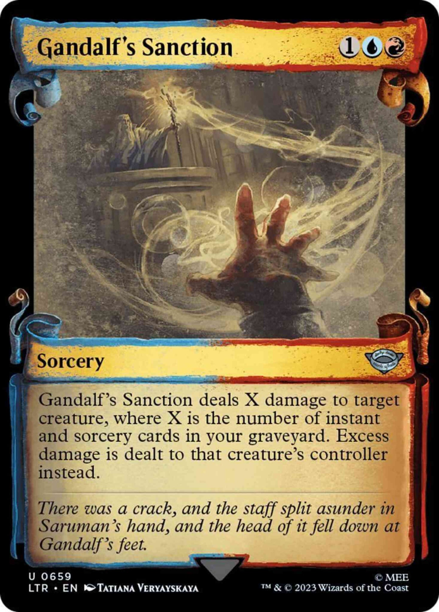 Gandalf's Sanction [659] [Scrolls Showcase] [The Lord of the Rings: Tales of Middle-earth] [Non-Foil]
