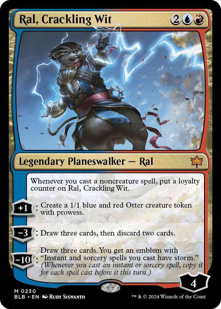 Ral, Crackling Wit [230] [Bloomburrow] [Non-Foil]