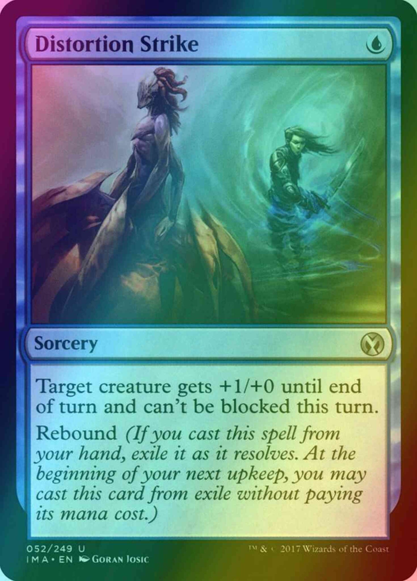 Distortion Strike [52] [Iconic Masters] [Foil]