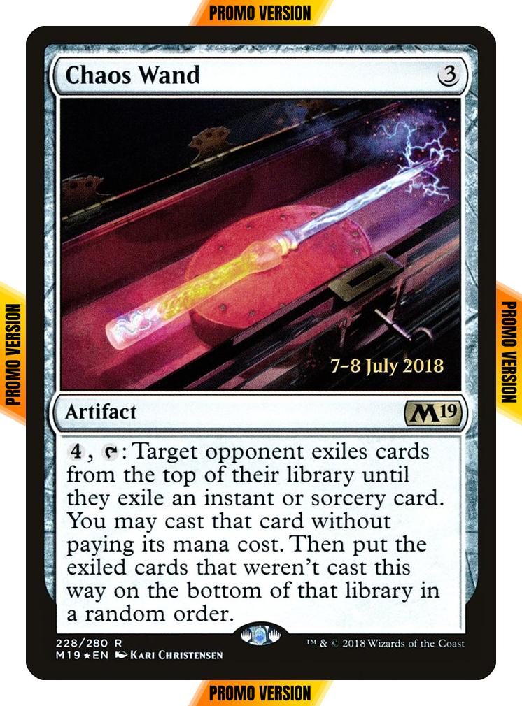 Chaos Wand [228s] [Core Set 2019 Promos] [Foil]