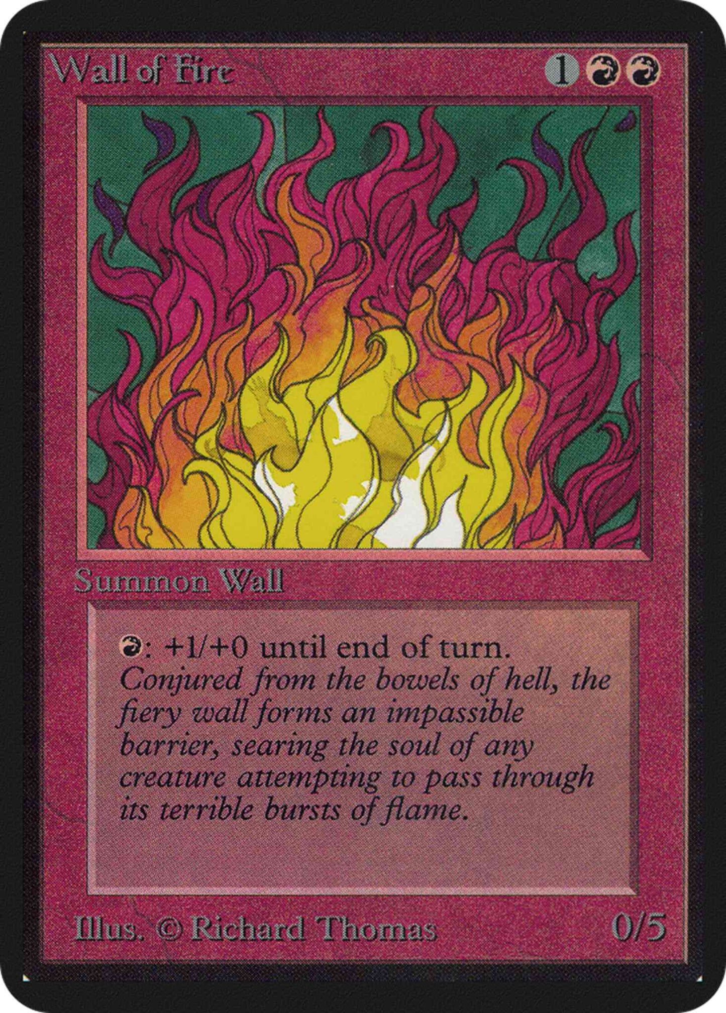 Wall of Fire [181] [Limited Edition Alpha] [Non-Foil]
