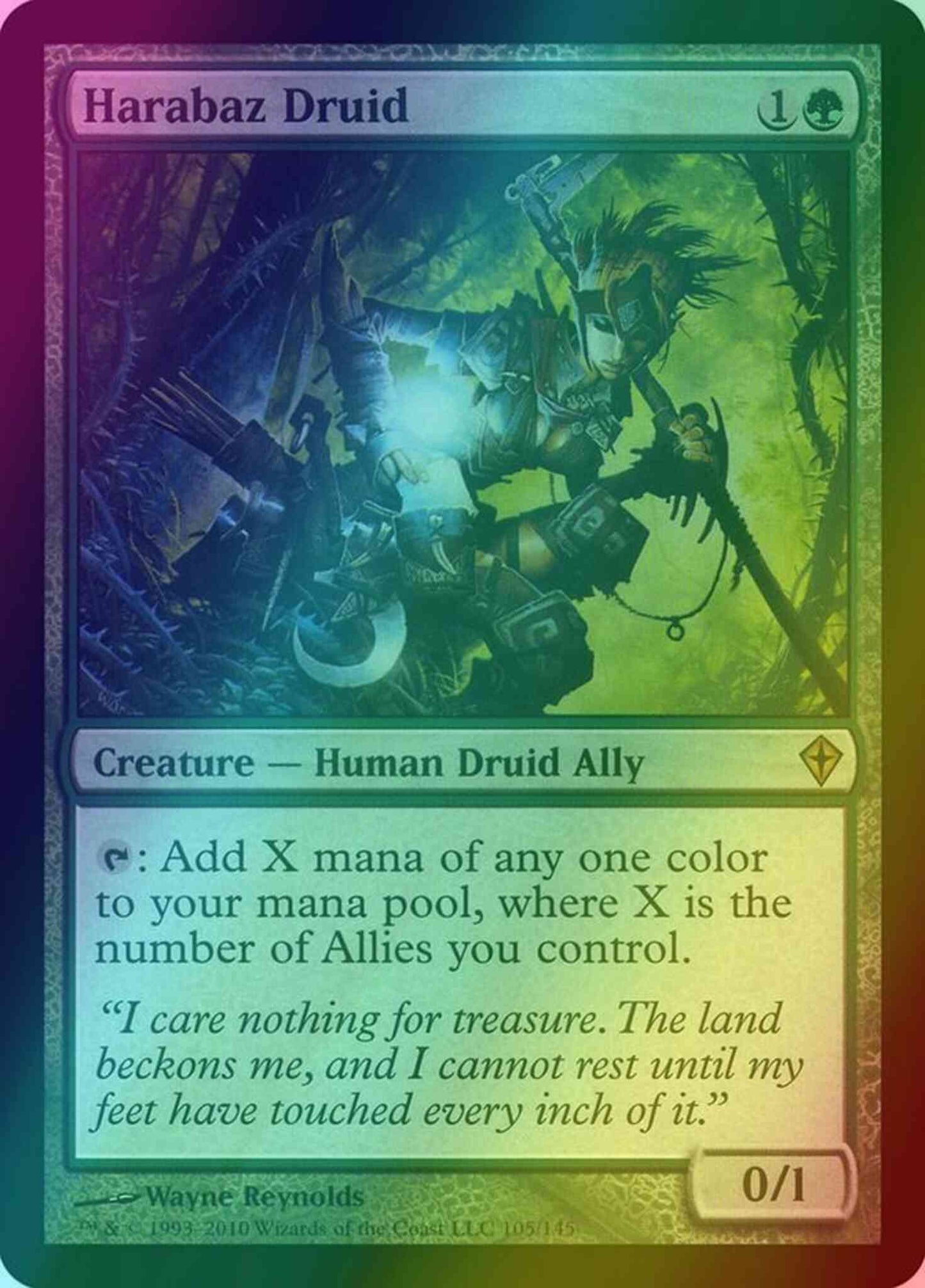 Harabaz Druid [105] [Worldwake] [Foil]
