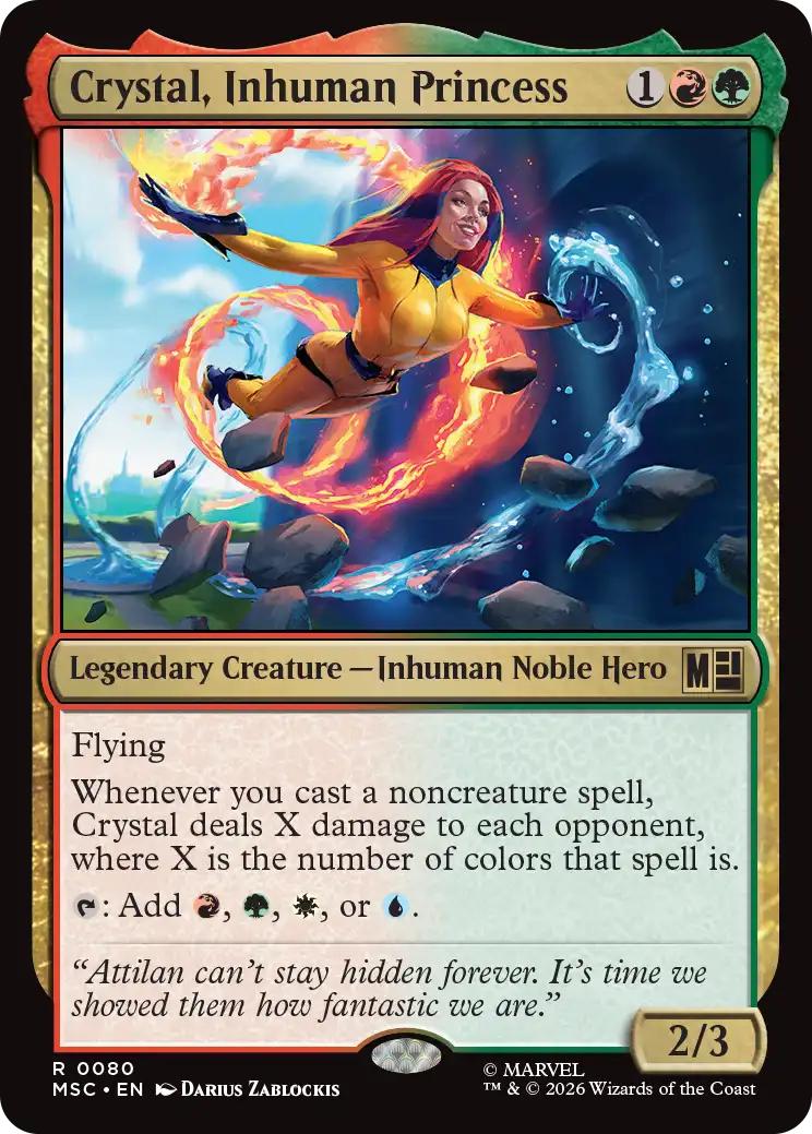 Crystal, Inhuman Princess [80] [Marvel Super Heroes: Commander] [Non-Foil]