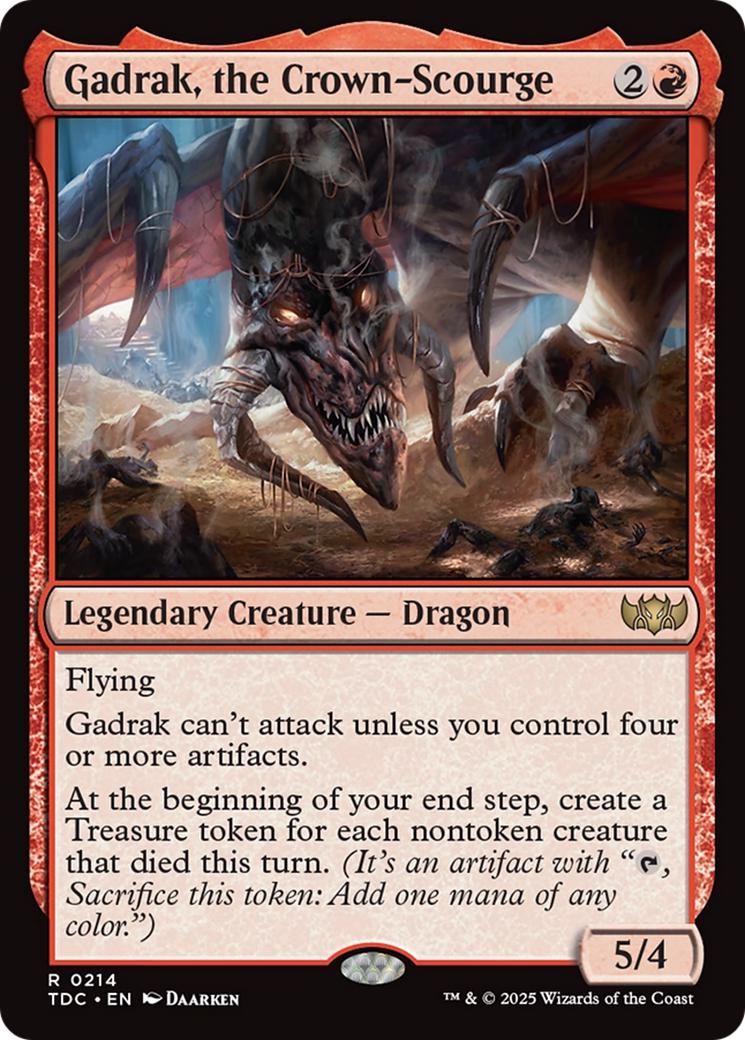 Gadrak, the Crown-Scourge [214] [Tarkir: Dragonstorm: Commander] [Non-Foil]