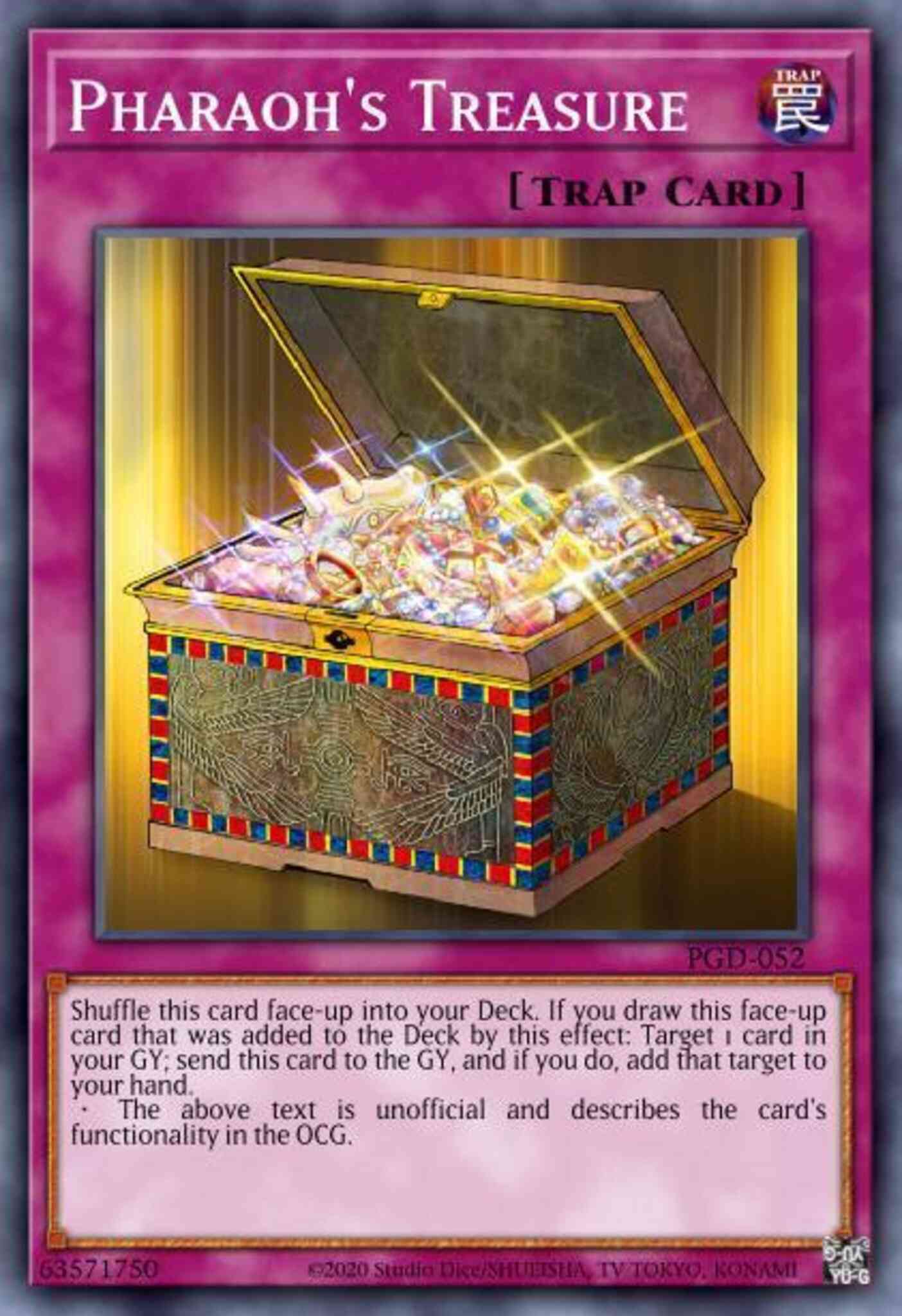 Pharaoh's Treasure - SS03-ENA27 - Common - 1st Edition