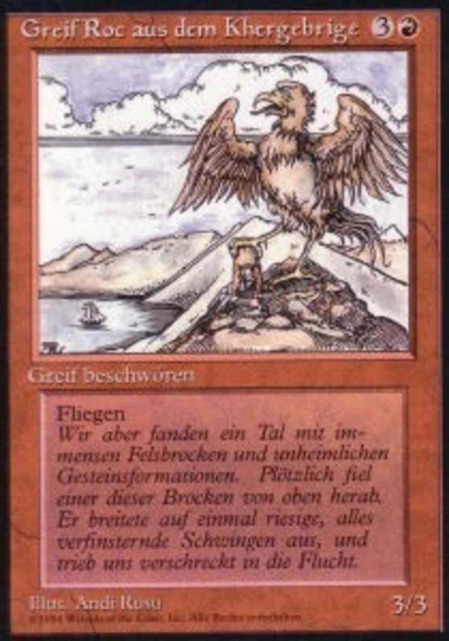 Roc of Kher Ridges - German [172] [Foreign Black Border: German] [Non-Foil]