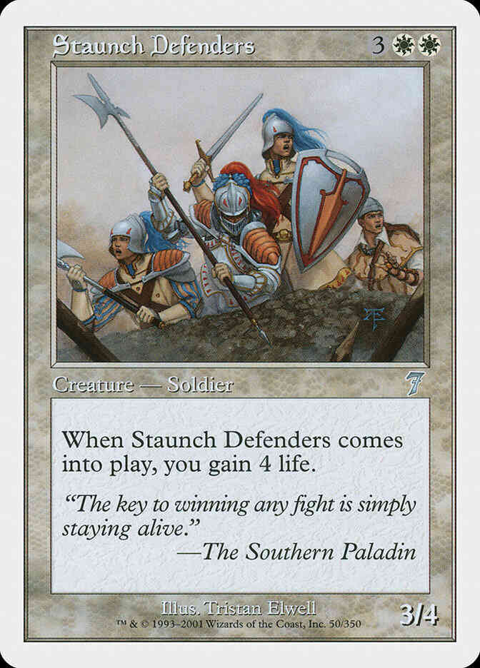 Staunch Defenders [50] [Seventh Edition] [Non-Foil]