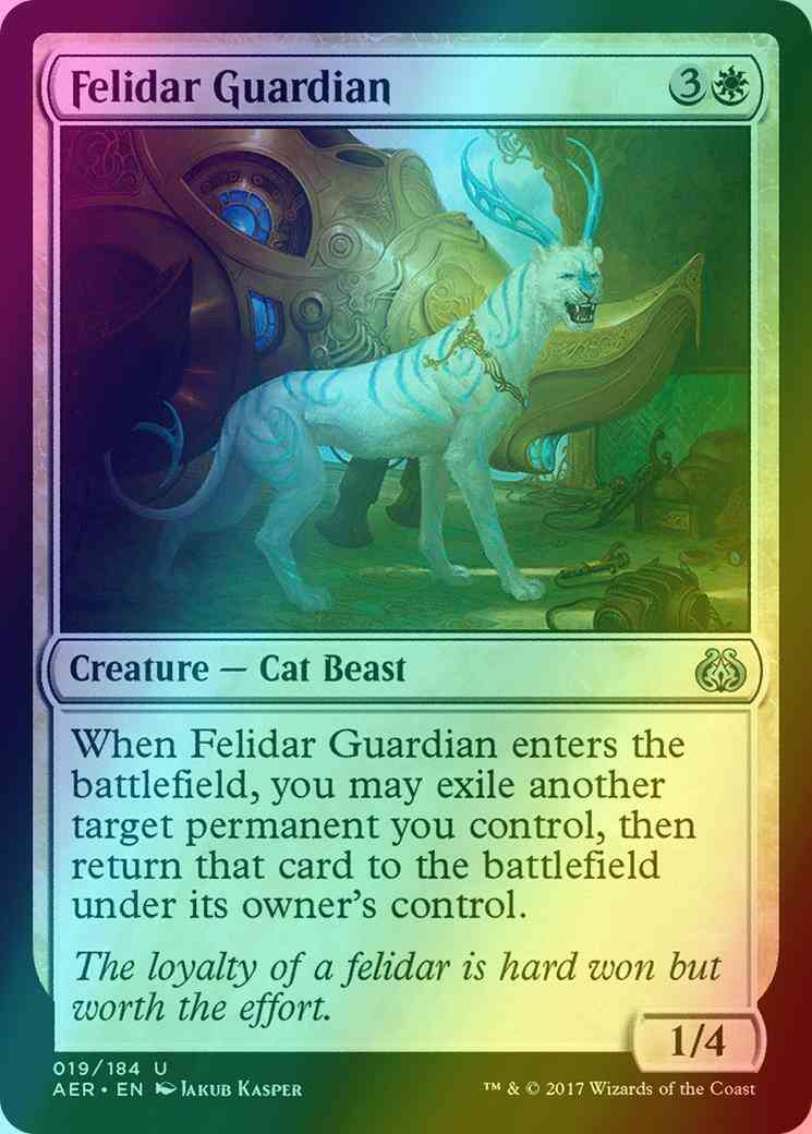 Felidar Guardian [19] [Aether Revolt] [Foil]