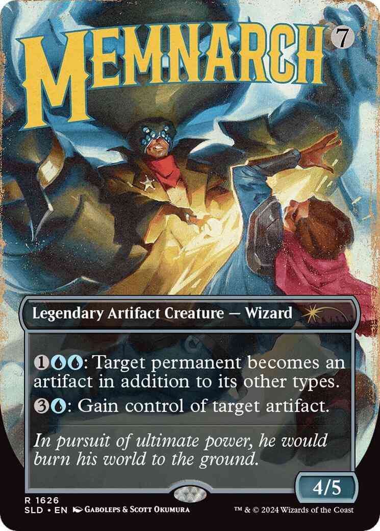 Memnarch [1626] [Borderless] [Sinister Scoundrels] [Secret Lair Drop] [Foil]