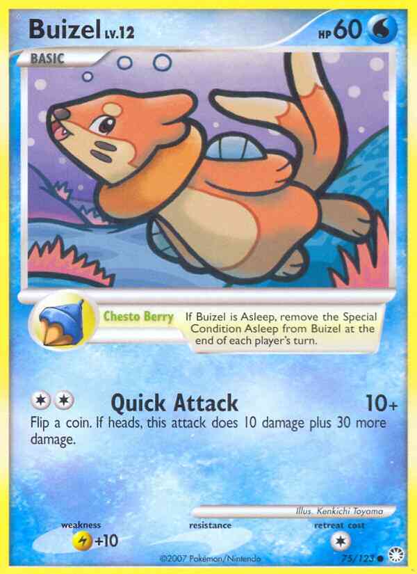 Buizel - 75/123 - Common [dp2-75] [Non-Holo]