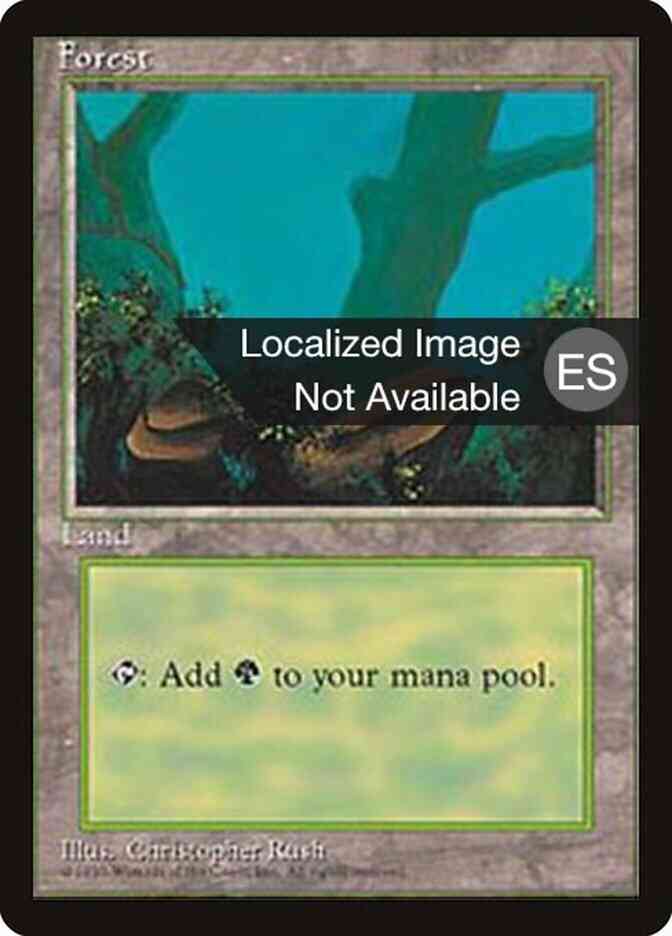 Forest - Portuguese [Rocks] [376] [Fourth Edition Black Border: Portuguese] [Non-Foil]