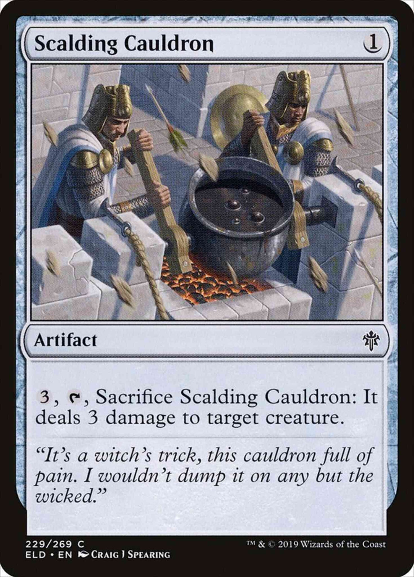 Scalding Cauldron [229] [Throne of Eldraine] [Non-Foil]