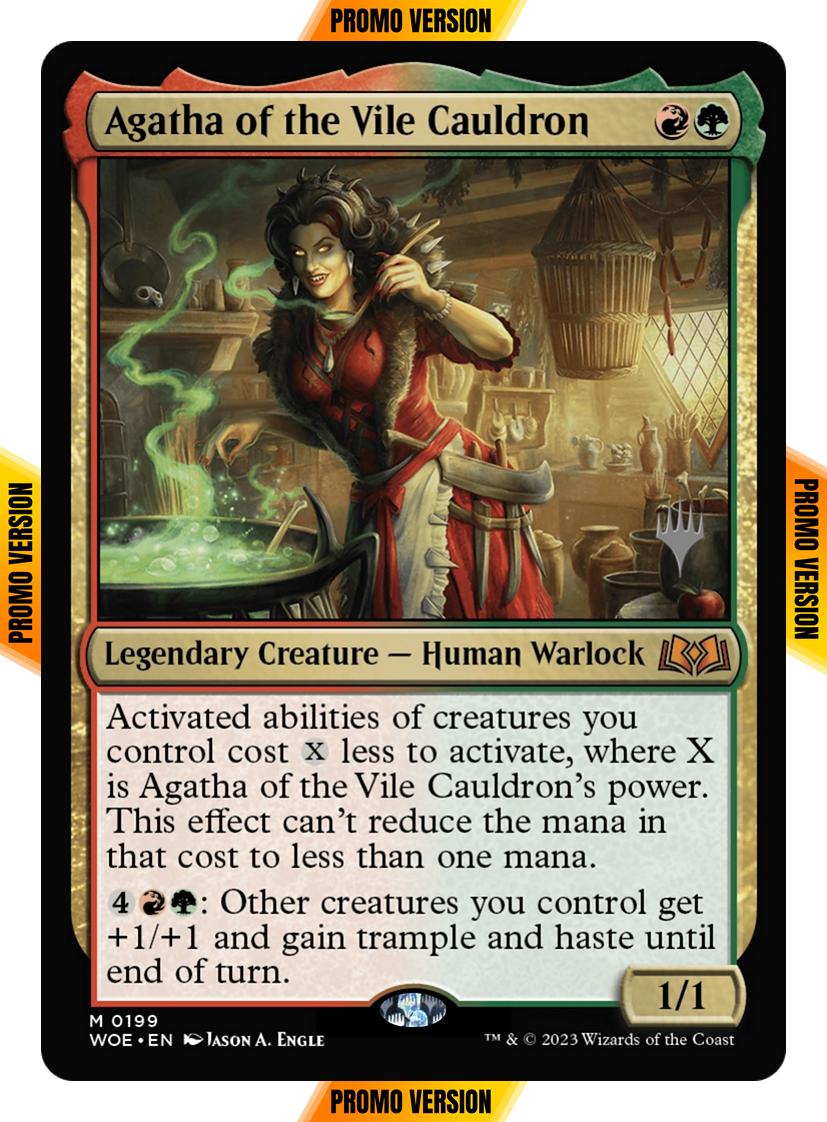 Agatha of the Vile Cauldron [199p] [Promo Pack] [Wilds of Eldraine: Promos] [Non-Foil]